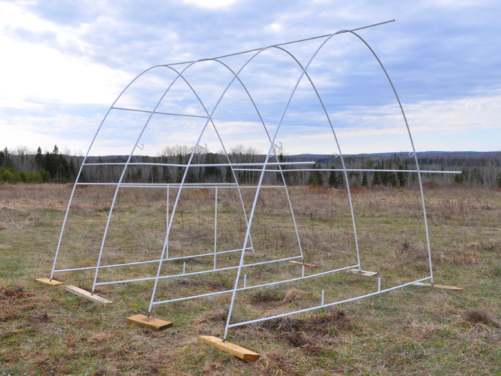 Modular Rebar GreenHouse - frame section